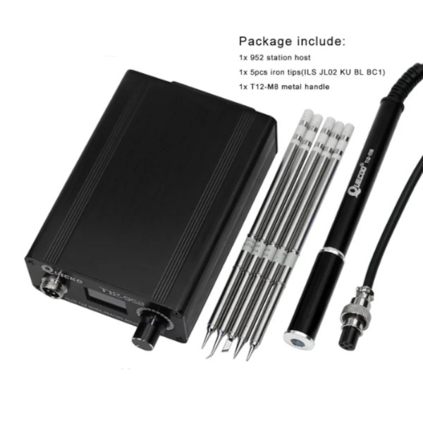 QUICKO T12-952 Digital Soldering Iron with metal handle